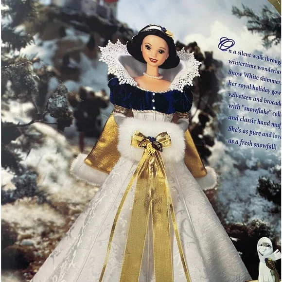 Snow White Barbie Doll Matell Collectors Edition -1998
